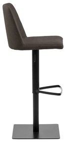 Antracitová barová stolička s nastaviteľnou výškou (výška sedadla 78,5 cm) Avanja – Actona