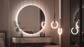 Rea Zrkadlo ⌀70 cm s vyhrievaním a regulovateľným LED osvetlením HOM-02827