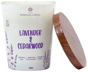 Arome Sviečka v skle s kovovým viečkom 255 g Lavender & Cedarwood