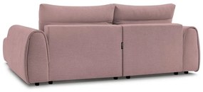 Svetloružová rohová pohovka Aden – Bobochic Paris