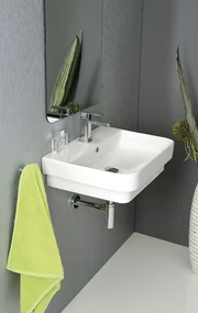 Isvea Isvea, SOTT AQUA umývadlo 57 cm, zápustné do dosky, 10SQ50057
