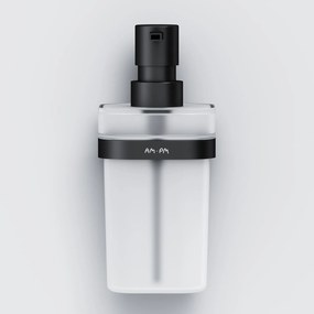 Dávkovač mydla AM.PM Func A8F36922 nástenný, sklo, čierny