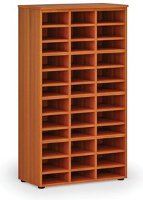 Triediaci regál PRIMO WOOD, 800 x 420 x 1434 mm, 36 priehradok, čerešňa