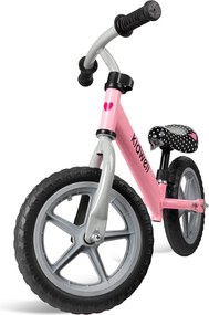 Balančný bicykel Kidwell REBEL Ružový pre dievčatá 3–4 roky, 12" EVA kolesá