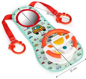 Interaktívna podložka pod volant do auta