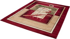 TA Koberec 5118B ČERVENÝ ATLAS PP Rozmer: 40x60 cm