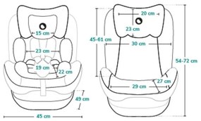 Lionelo - Autosedačka AART i-Size 40-150 cm čierna/šedá