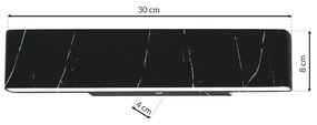 Nástenné LED svietidlo Pierce, 1x LED 12w, 4000k, b