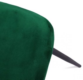 Stolička SLANK zamatová smaragdová ALL 813776