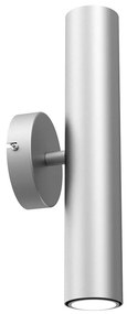 Nástenné svietidlo WALL 2xGU10/8W/230V strieborná