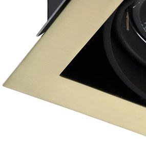 Zapustené bodové svetlo mosadzné nastaviteľné 2-svetlo - Oneon