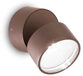 Vonkajšie nástenné svietidlo IDEAL LUX OMEGA LED hnedá 4000K 285498