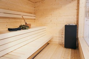Saunová kamna CORE 9kW (nutno dokoupit ovládací panel s WIFI) - ČERNÉ