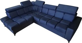 Sedacia súprava TIMON, ľavá, modrá (monolith 79)