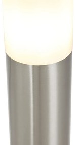 Moderné vonkajšie lampy na stĺp oceľ 45 cm IP44 - Rox