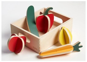 Drevený detský hrací set Flexa Play Shop Vegetables