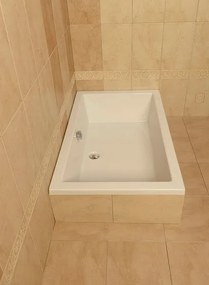 Polysan Polysan, DEEP hlboká sprchová vanička obdĺžnik 120x90x26cm, biela, 72383