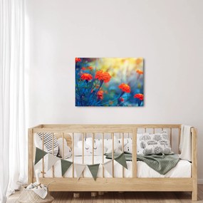 Obraz - Oranžové kvety (70x50 cm)