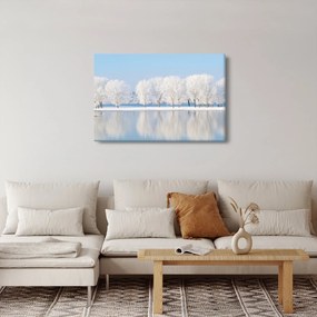 Obraz zimnej krajiny (90x60 cm)