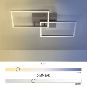 Leuchten Direkt 14141-18 - LED Stmievateľné svietidlo IVEN 2xLED/14W/230V + DO