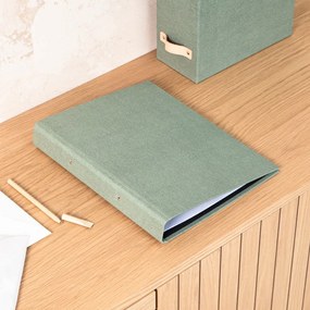 Zelený kartónový organizér Ringo Canvas Paper Laminate – Bigso