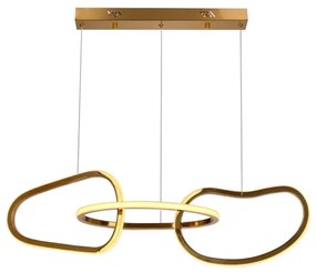 LED luster na lanku ANNELI LED/30W/230V 80 cm zlatý