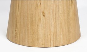 Okrúhly jedálenský stôl s doskou z kameňa ø 115 cm Almira – White Label