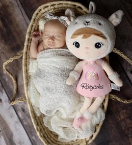 Mojkáčik - Ružová bábika alpaka 48cm