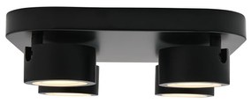 Stropné svietidlo Nordlux Clyde 4 (čierna) kov, plast IP20 2412256003