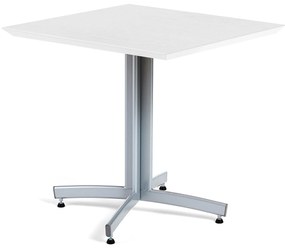 Kaviarenský stôl SANNA, 700x700x720, biela, šedá