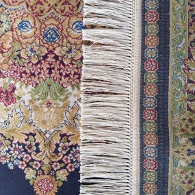 Koberec Exkluzívny Qum Silk 01 modrý