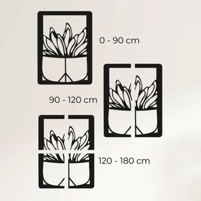 Drevený obraz s listovým motívom – moderná dekorácia domov | SENTOP HDF0402-D