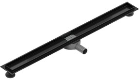 Mexen Flat 360, telo žľabu s rotačným sifónom 90 cm, čierna matná, 1740090