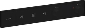 Hansgrohe RainSelect, podomietkový termostatický modul pre 3 spotrebiče, čierna matná, HAN-15381670