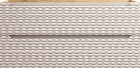Comad Kúpeľňová skrinka pod umývadlo Ocean Beige 120 béžová/dub olejovaný