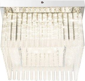 XXXLutz STROPNÉ LED SVIETIDLO, 36/36/21.5 cm - Interiérové svietidlá - 004558999812