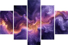 Obraz - Fialová hmlovina (150x105 cm)