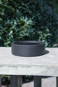 Miska na dekorácie CIRCULO, sklolaminát, Ø 30 cm, antracit