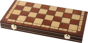 ČistéDrevo Drevené šachy 3 v 1 - 39 x 39 cm