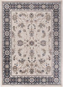 Kusový koberec COLORADO Rim - biely/modrý