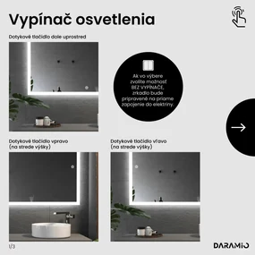Zrkadlo s LED osvetlením F4