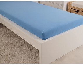 4Home jersey prestieradlo Ideál nebesky modrá, 90 x 200 cm