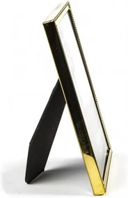 Kovový fotorám 10x15 zlatý