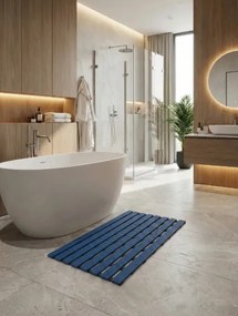 Kúpeľňová predložka modrá