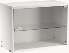 Vitrína's otočnými sklenenými dvierkami String System, Š 58 x H 30 cm