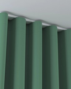 Zaves s riasením WAVE farba produktu zelená látka zatemňovacia