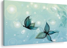Obraz - Modré motýliky (90x60 cm)