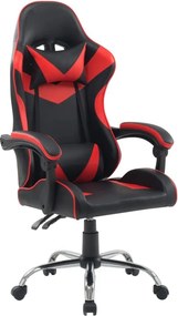 Kancelárska stolička RACING Červeno-čierna