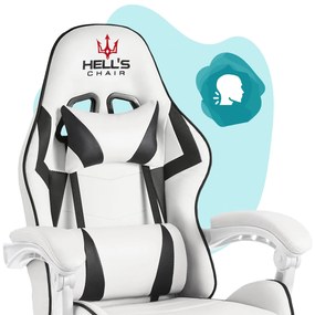 Hells Hell's Chair HC-1007 Kids herná stolička pre deti White Black