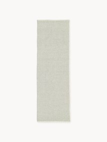 Ručne tkaný pruhovaný behúň do interiéru/exteriéru Turner